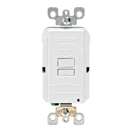 LEVITON Gfi St Blank Face20A Wht GFRBF-0KW